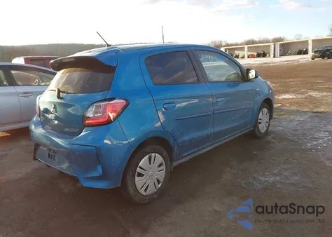 2021 Mitsubishi Mirage Carbonite Edition/Es/Le z USA, uszkodzony, nr VIN ML32AUHJ7MH007080